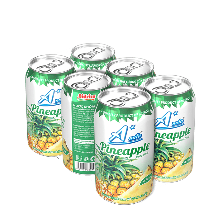 A*nuta pineapple juice drink pack