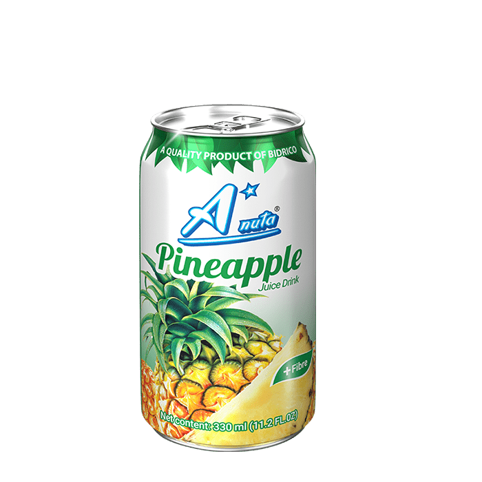 A*nuta pineapple juice drink can 330ml