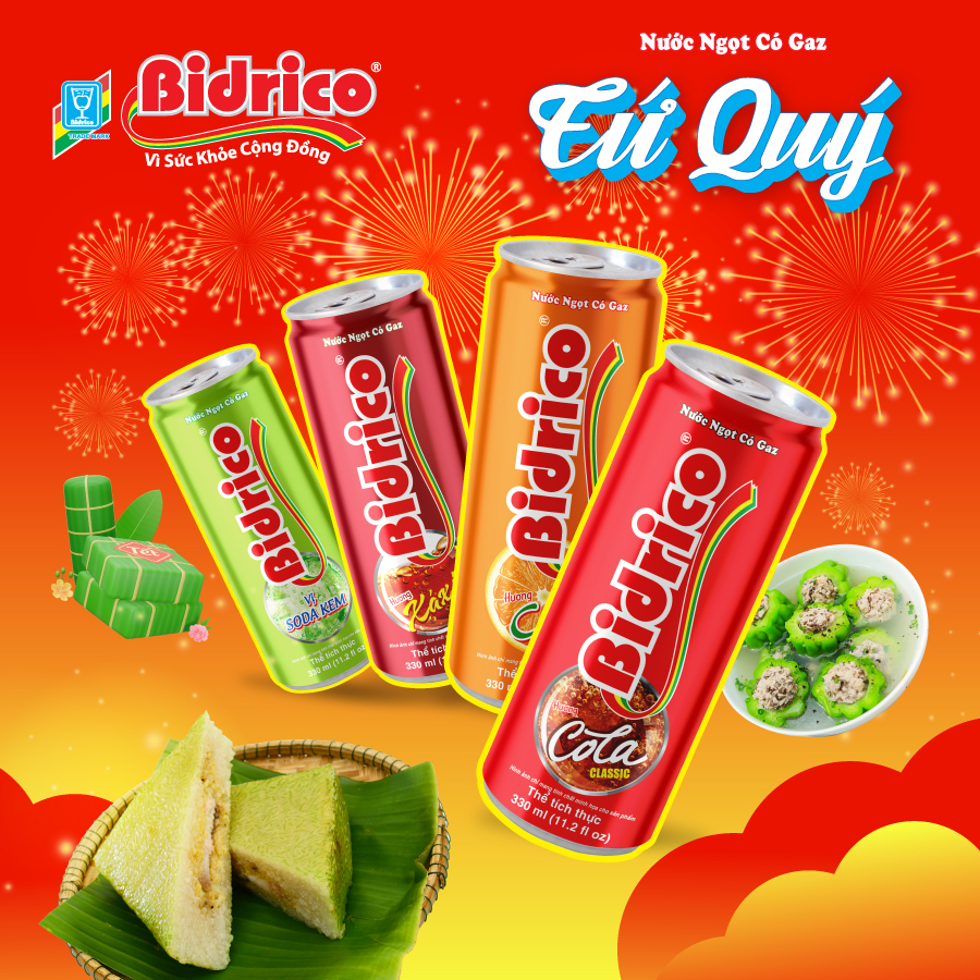 nước ngọt có ga bidrico