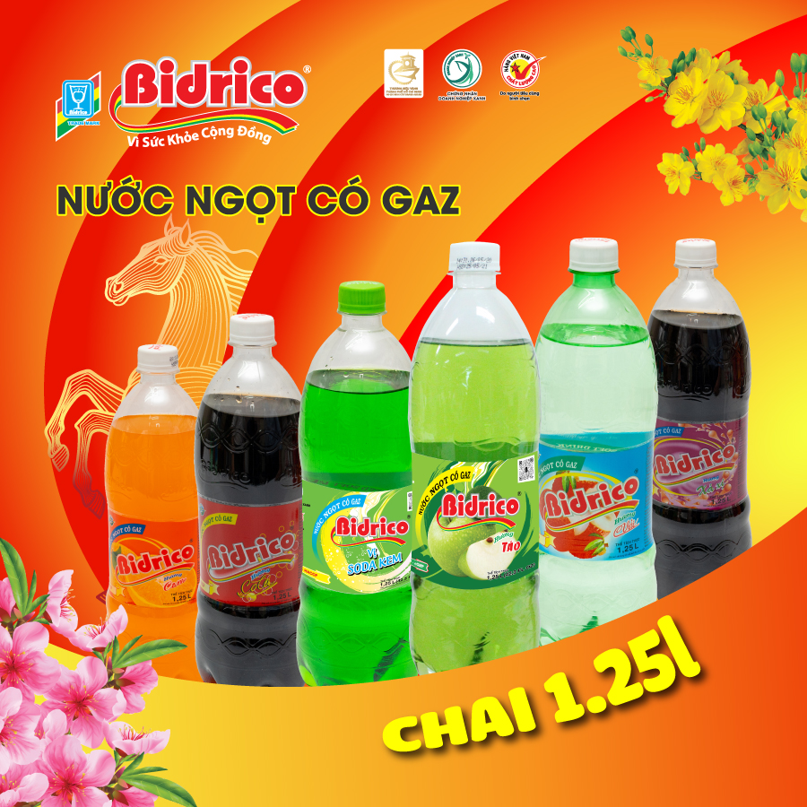 nước ngot chai lớn bidrico